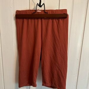 Urban Heritage medium rust knee length modest biker Shorts